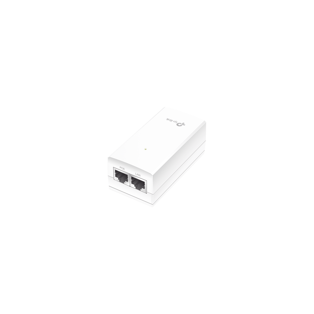 TP-LINK, TL-POE2412G, Inyector PoE Pasivo de 24V / 2 puerto 10/100/1000 Mbps / Plug and Play / Montaje en Pared