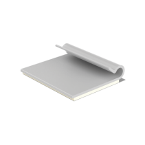 PANDUIT, AJC19-A-C, Clip Adhesivo Tipo J, Para Cables de Hasta 4.8 mm de Diámetro, Uso Interior, Color Gris, Paquete de 100pz