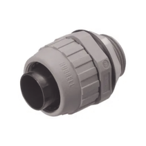 HUBBELL, HUB-P050-NG-YA, Conector Recto de Nylon de 1/2 para Tubería Liquidtight Polytuff.