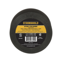 PANDUIT, ST88-150-66BK, Cinta Eléctrica STRONGHOLD para Aislar, de PVC, Trabajo Pesado Eléctrico Industrial (Soporta UV, abrasió