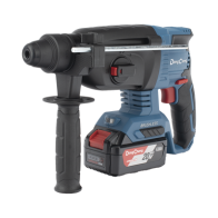 DONGCHENG, DCZ-C0424-EM, Martillo perforador inalámbrico SDS-PLUS, Incluye 2 Baterías 20V, 4.0 Ah, Cargador y Estuche