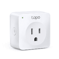 TP-LINK, TAPOP100-1P, Mini tomacorriente inteligente Wi-Fi, 100 - 120V~, 50/60Hz, 15.0A, compatible con Amazon Alexa y Google As