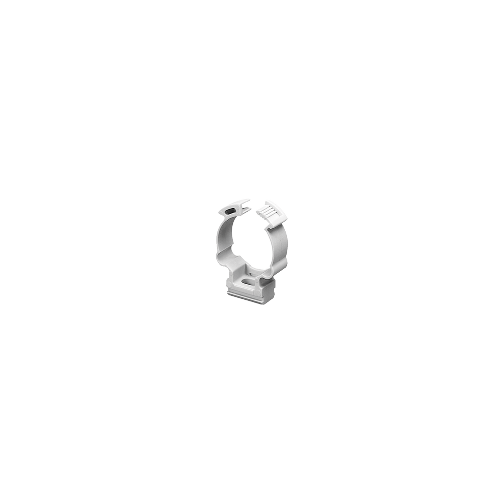 GEWISS, GW-50-630, Soporte de collar (Abrazadera), PVC Auto-extinguible, cerrado para tubería de 40 mm