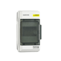 SUNTREE, PMH4PN, Gabinete Plástico para Exterior IP65 para Riel Din 4 Espacios.