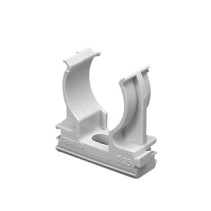 GEWISS, GW-50-604, Soporte de presión (Abrazadera), PVC Auto-extinguible, abierto para tubería de 32 mm