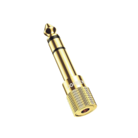 UGREEN, 20503, Adaptador (Convertidor) de Audio 3.5mm Hembra a 6.5mm Macho / Plug & Play / Superficie de Rosca Antideslizante / 