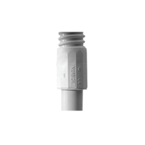 GEWISS, DX-43-420, Conector (Racor) de tubería rígida a tubería flexible (Diflex), PVC Auto-Extinguible, 20 mm, IP65