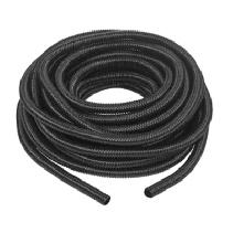 HUBBELL, HUB-2075, Manguera hermética flexible tipo PolyTuff no metálica, negra de 3/4 , 100 pies. Uso comercial/industrial.