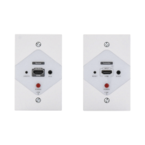 EPCOM TITANIUM, TT372W, Kit Extensor HDMI en PLACAS DE PARED para distancias de 40 metros / Resolución 1080P @ 60 Hz / Cat 6/6A/