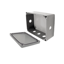 RAWELT, JB-0549-62, Caja de Unión de Aluminio con 6 salidas de 7/8 / Orificios 1 Izq - 1 Der - 4 en la parte inferior.