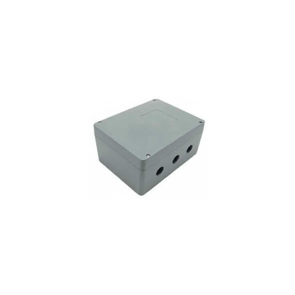 RAWELT, JB-0549-32, Caja de Unión de Aluminio con 3 salidas de 7/8 / 3 Orificios en la parte inferior.