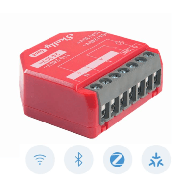 SHELLY, SHELLY1PMGEN4, Relevador inalámbrico inteligente 16A, 110-240 V / medición de consumo / compatible con asistente de voz 