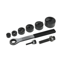 KLEIN TOOLS, 53732SEN, Juego de 6 Sacabocados de 1/2 a 2 . con Estuche