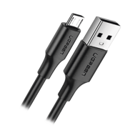 UGREEN, 60136, Cable USB-A a Micro USB | 1 Metro | Tecnología de Carga Rápida Qualcomm / QC 3.0/2.0 | Recarga hasta 18W | Transm