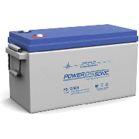 POWER SONIC, PS-122500-B, Batería 12V, 260AH, Para Respaldo, Tecnologías AGM/VRLA, 5 Años Vida Útil, Terminales B (M8), Reconoci