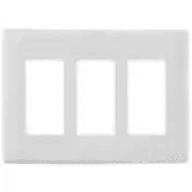 Comprar Tapa HUBBELL 3 Espacios Blanca | Smartgrid México