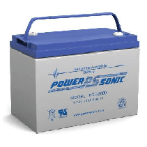 POWER SONIC, PS-62000-B, Batería 6V, 210AH, Para Respaldo, Tecnologías AGM/VRLA, 5 Años Vida Útil, Terminales tipo B, Reconocida