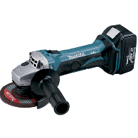 MAKITA, DGA452Z, Mini esmeril Inalámbrico 4-1/2 , 1100 Rpm de 18V, Solo Equipo.