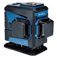 DONGCHENG, DFF02-12LE, Nivel Láser Línea Verde Inalámbrico, Autonivelante de 360°