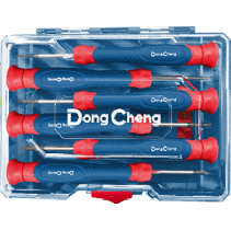DONGCHENG, DNG-H01, Juego de Desarmadores de Precisión 6 Piezas