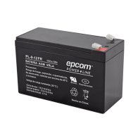 EPCOM POWERLINE, PL-9-12FR, Batería 12 Vcc / 9 Ah / UL / Tecnología AGM-VRLA / Retardante a la flama / Para uso en equipo electr