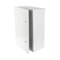 EPCOM INDUSTRIAL, EI-PCB-04-07-03-W3S, Gabinete para instalación de 2 Baterías PL110D12, Fabricado en Lámina Galvanizada, Acceso