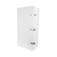 EPCOM INDUSTRIAL, EI-PCB-04-11-03-W3S, Gabinete para instalación de 3 Baterías PL110D12, Fabricado en Lámina Galvanizada, Acceso