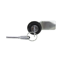 PRECISION, PST407, Cerradura con Paleta Metálica con 2 llaves para Gabinetes de Acero.