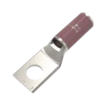 HUBBELL BURNDY, HUB-YA2CL2-BOX, Zapata Terminal de Compresión BURNDY Cañón Corto para Tornillo de 1/4 y Calibre 2 AWG.