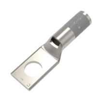 HUBBELL BURNDY, HUB-YA4CL4, Zapata Terminal de Compresión BURNDY Cañón Corto para Tornillo de 3/8 y Calibre 4 AWG.