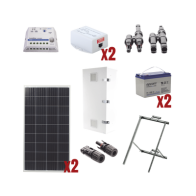 Compra Kit Solar 28W PoE 24Vcc | Smartgrid México