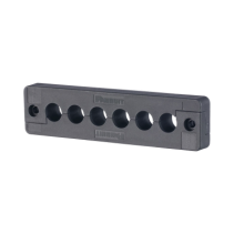 PANDUIT, CEST2-A6, Pasacables de 6 Orificios en Línea 4.41 X 0.67 IP65, para Cables Terminados, Color Negro