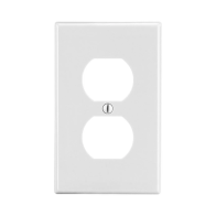 HUBBELL, HUB-P8W, Tapa para Contacto Dúplex Color Blanco.