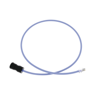 PANDUIT, FC-ICCP1MBU, Cable de Conexión en Campo Jack a Plug RJ45, Categoría 6A, CMP (Plenum), 1 Metro, Color Azul