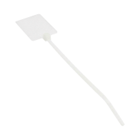 PANDUIT, PLF1MA-C, Cincho de Identificación Tipo Bandera, 130 mm largo x 2.5mm ancho, Área de Marcado de 19.1 x 26.4 mm, Nylon 6