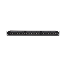 LINKEDPRO BY EPCOM, LP-PP-630, Panel de parcheo de impacto (110) Blindado (STP) de 24 puertos Cat6, 19in