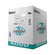 PANDUIT, PUC6004WH-FE, Bobina de Cable UTP 305 m. de Cobre, TX6000™ PanNet, Reelex, Blanco, Categoría 6 Mejorado (23 AWG), PVC (