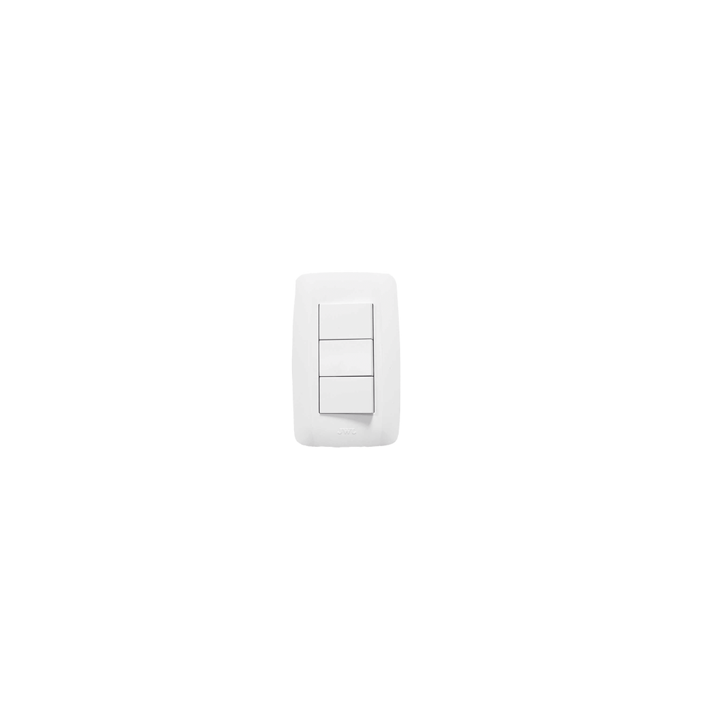 Comprar Apagador Triple JWJ 10A Blanco | Smartgrid México