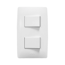 Comprar Apagador Doble JWJ 10A Blanco | Smartgrid México