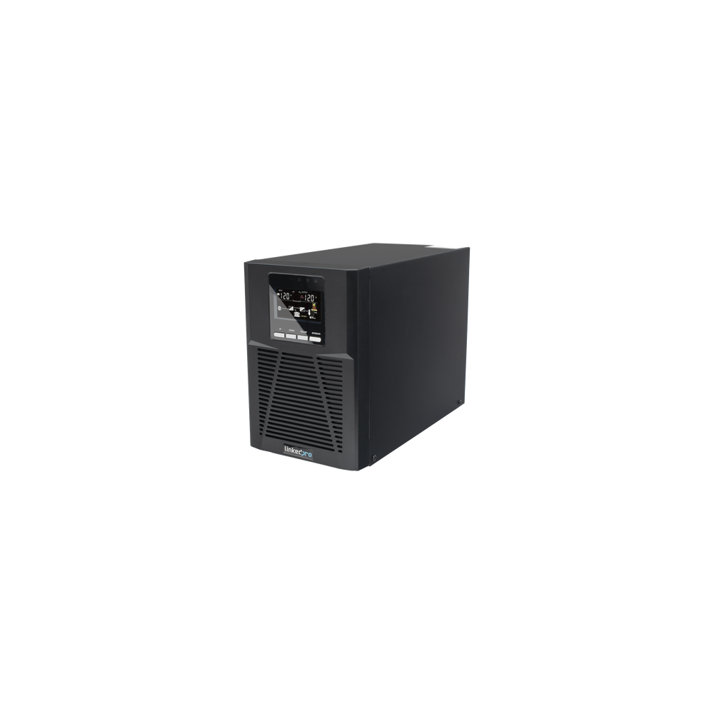 LINKEDPRO BY EPCOM, LP1KOLT, UPS 1000VA/900W Online Doble Conversión /Pantalla LCD / 3 tomas 5-15R / Regulación de Voltaje / Pro