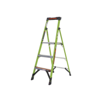 Little Giant Ladder Systems, MIGHTYLITE-5-IA, Escalera de Aluminio + Fibra de Vidrio de 1.5m con Soporte para Herramienta. !La M