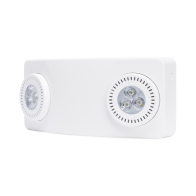 SFIRE, SF-1960-LF, Luz de Emergencia Dual LED /520lm/uso rudo/montaje en pared o techo/batería de respaldo incluida
