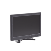 SYSCOM, BMG10000H, Monitor 10.1 TFT-LCD ideal para colocar en vehículos o DVR/NVR. Entradas de video HDMI, VGA y RCA (CVBS)
