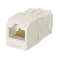 PANDUIT, CJ688TGIW, Conector Jack RJ45 Estilo TG, Mini-Com, Categoría 6, de 8 posiciones y 8 cables, Color Blanco Mate