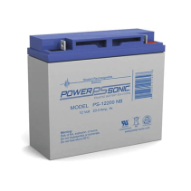 POWER SONIC, PS-12200-NB2, Batería 12V, 20AH, Para Respaldo, Tecnologías AGM/VRLA, 5 Años Vida Útil, Terminales NB2, Reconocida 