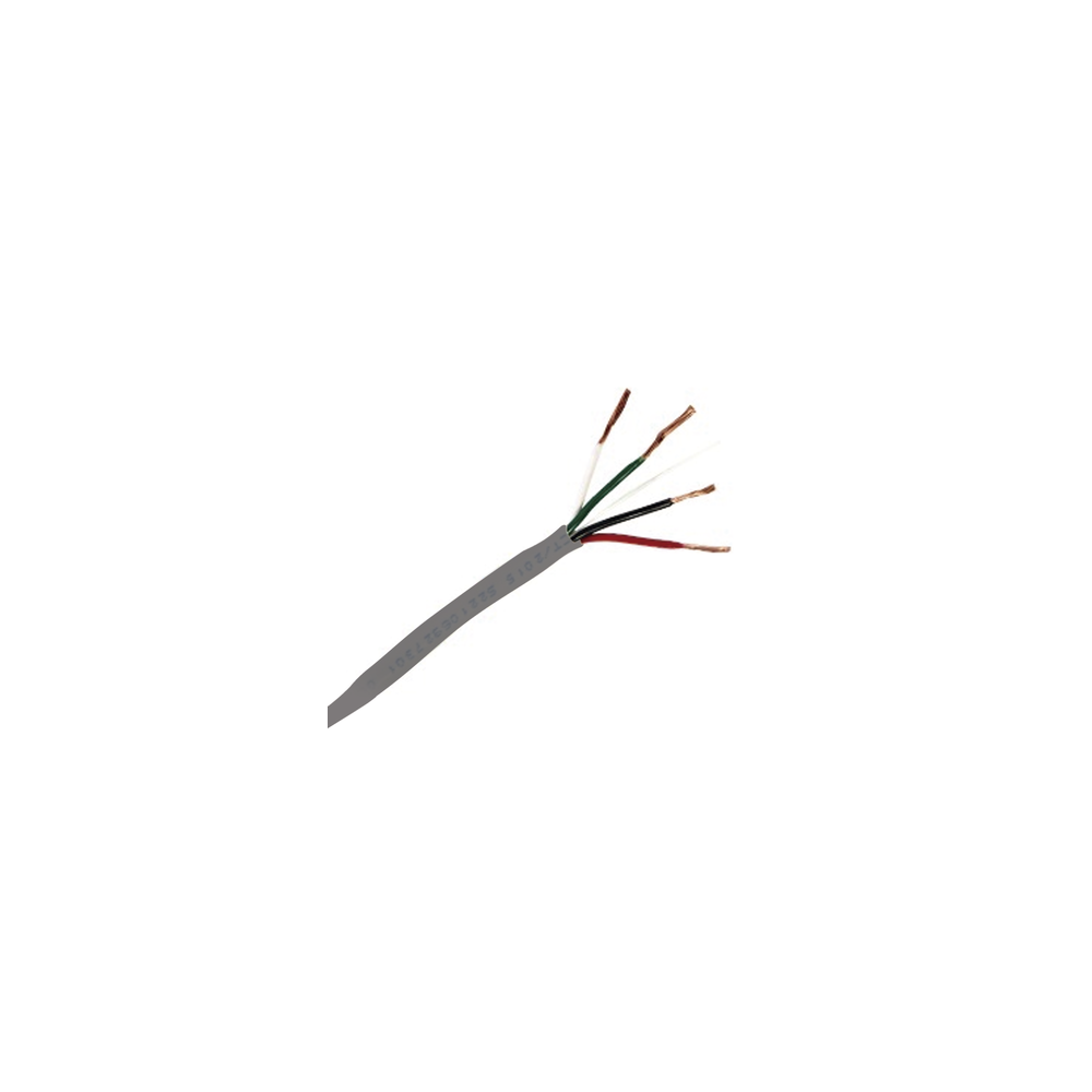 VIAKON, 92-70, Bobina de 305 Metros / Cable de Cobre / 4 X 18 AWG / Tipo Alarmas UL / Para Interior / Color Gris / Para Aplicaci