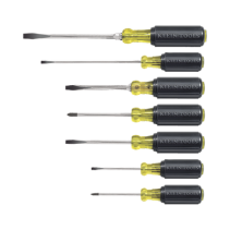 KLEIN TOOLS, 85076, Juego de Desarmadores de Punta Plana y Phillips (7 Piezas).