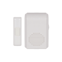 STI, STI-3350, Timbre Inalámbrico Para Puerta Con 10 Tonos, Hasta 150m Linea de Vista, Con Receptor Inalámbrico Incluido, 110Vca