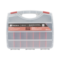 PRECISION, PST-H07-002, Caja Organizadora con 21 Divisiones Fabricada en Plástico de Alta Resistencia de 38x31x7 cm.