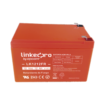 LINKEDPRO BY EPCOM, LK1212FR, Batería 12 V / 12 Ah / UL / Tecnología AGM / Vida útil promedio de 5 años / Retardante a la Flama 